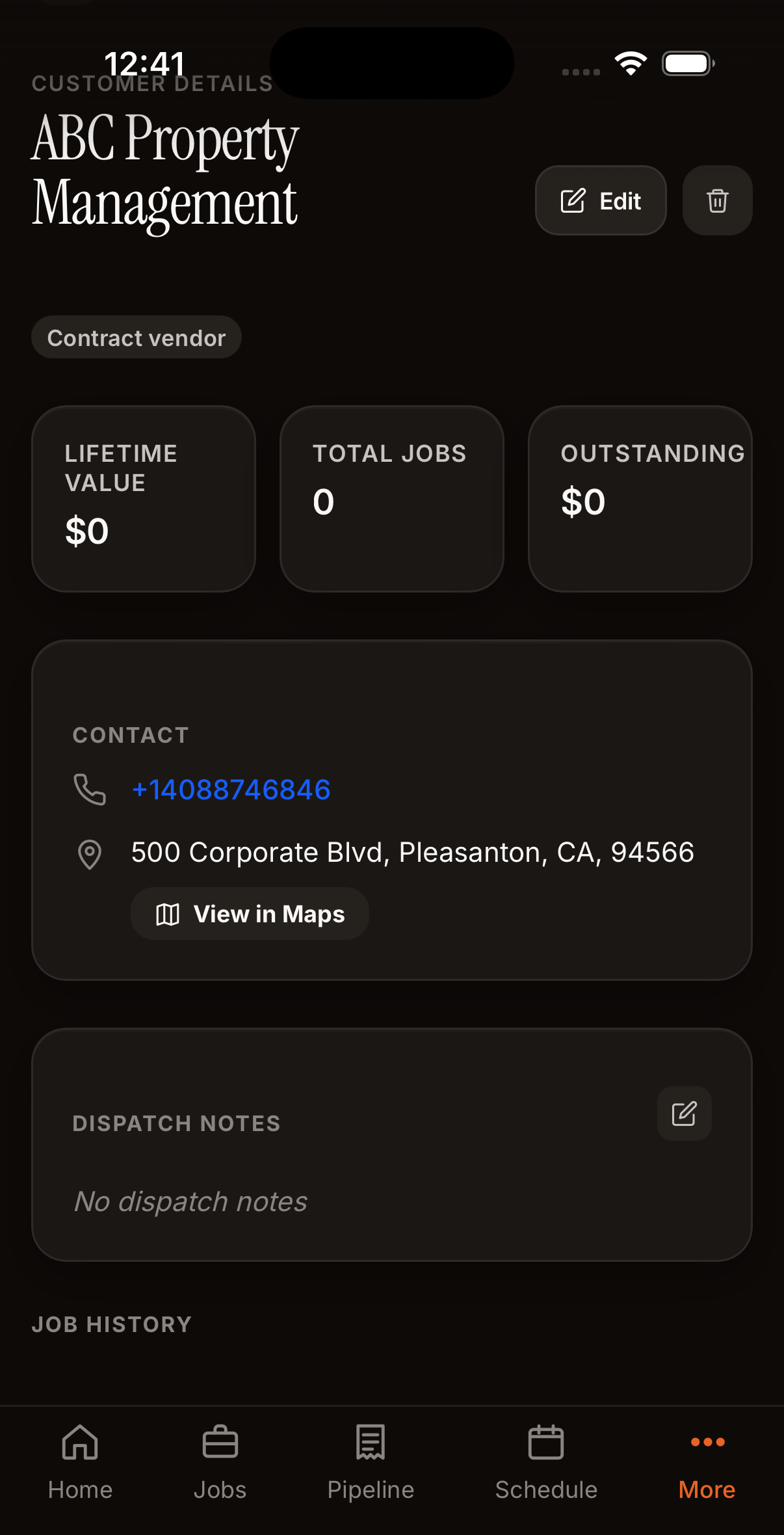 Commercial customer
