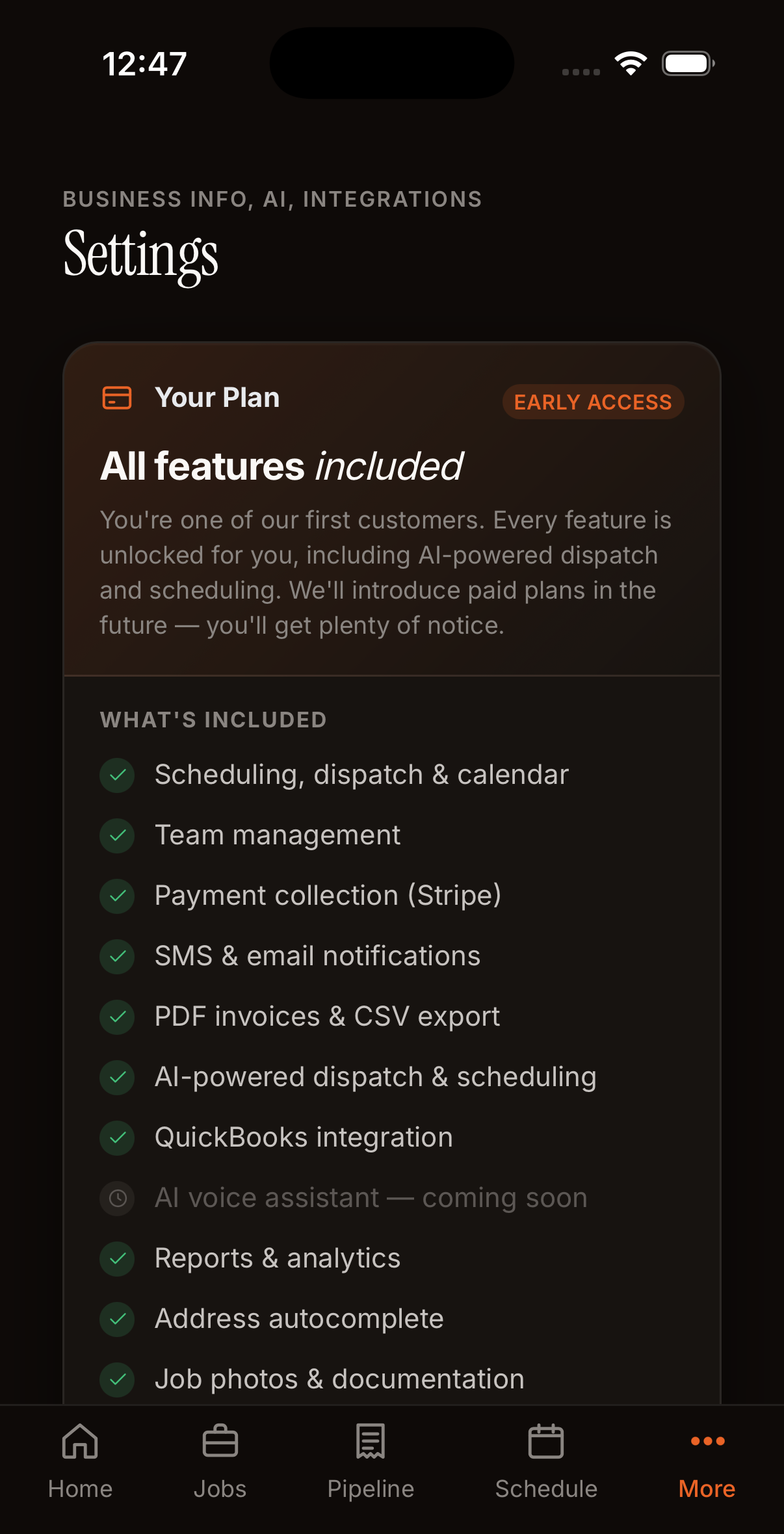 Subscription plan